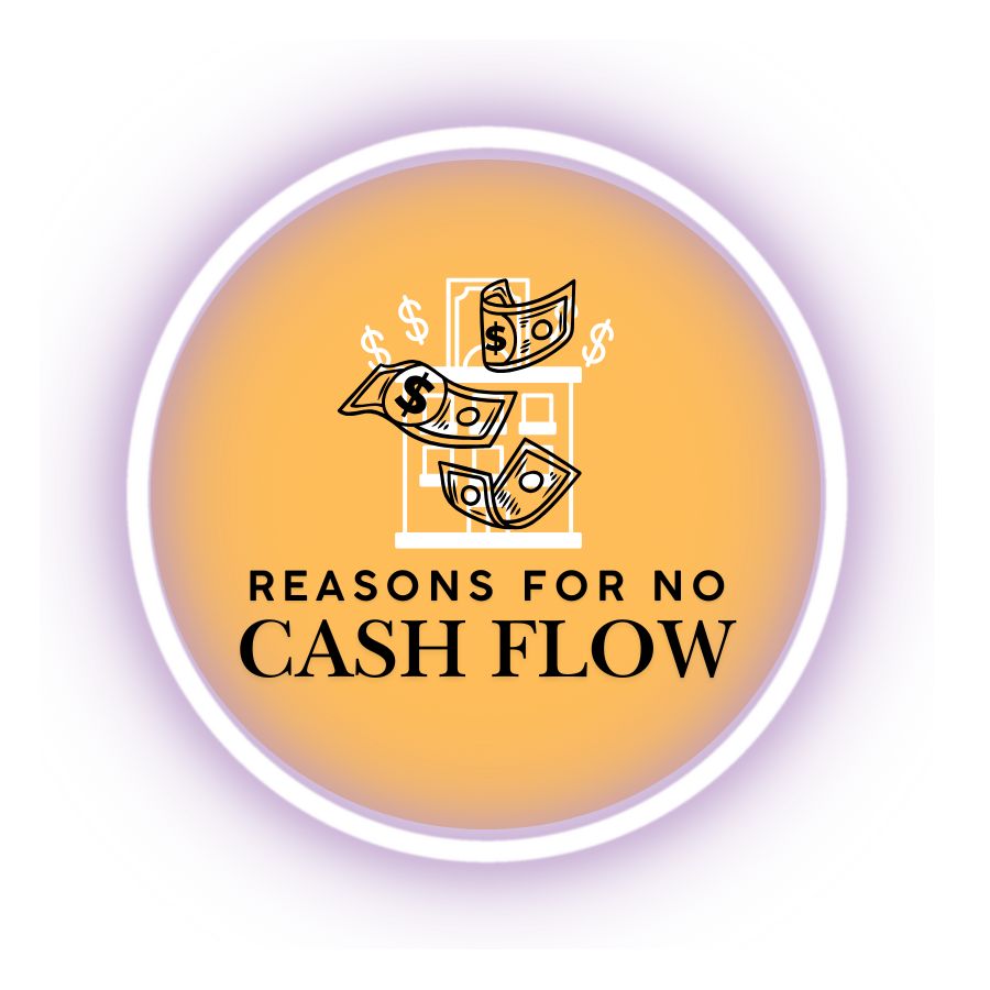 Reasons for no cash flow